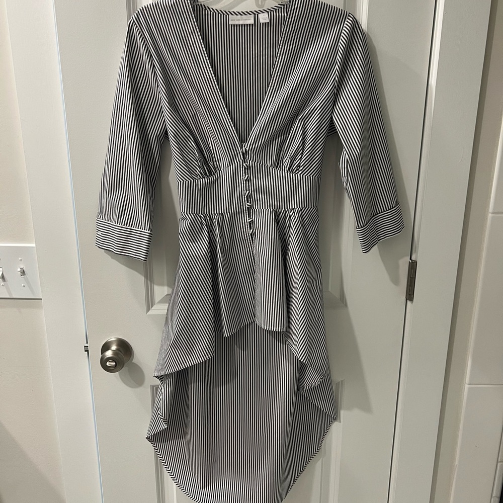 Striped Black and White Women's Shirt